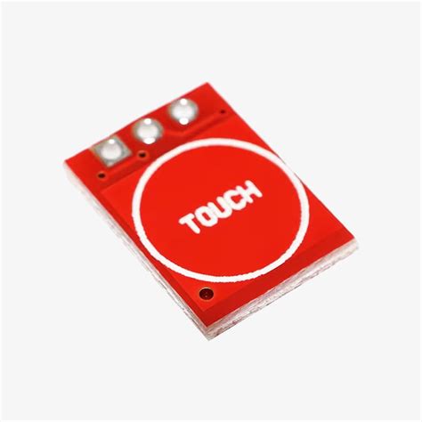 RED TTP223 Capacitive Touch Sensor Module – 1 Channel Touch Switch – Compoden electronics component