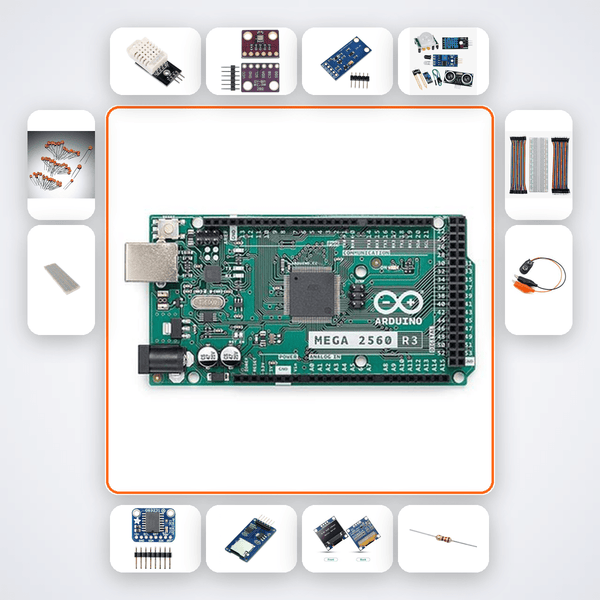 Indoor Houseplant Monitor Kit with Arduino Mega + DHT22 - Compoden