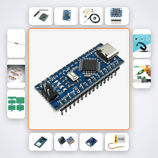 Industrial Boiler Temp Monitor Kit with Arduino Nano + MPU6050 - Compoden