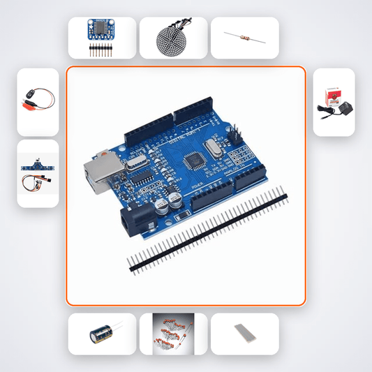 Infinity Mirror Clock Kit with Arduino Uno + LED - Compoden