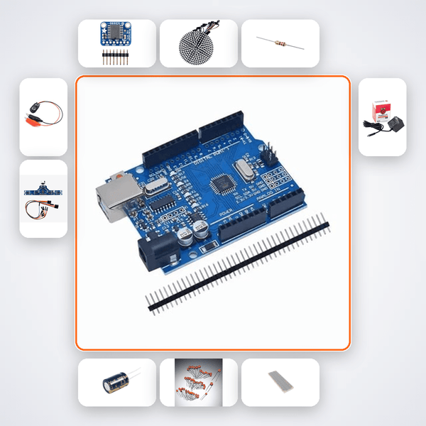 Infinity Mirror Clock Kit with Arduino Uno + LED - Compoden