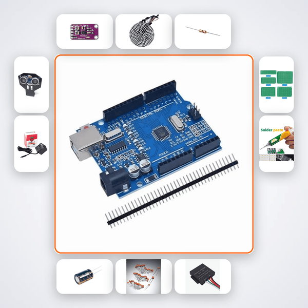 Kaleidoscope LED Mirror Box Kit with Arduino Uno + LED - Compoden