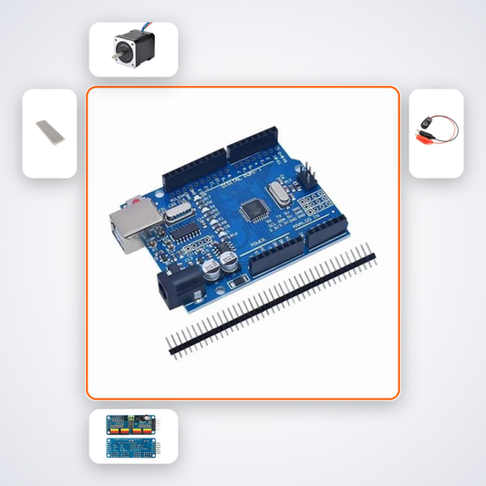 28BYJ-48 Stepper Motor Intro Kit with Arduino Uno + Stepper Motor