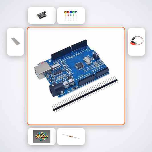 3-2-1 Launch Countdown Display Kit with Arduino Uno + LED