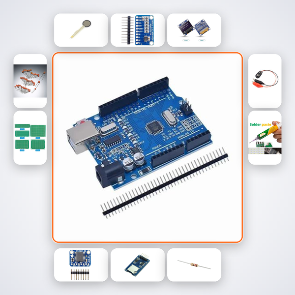 3-Axis Force Sensing Wrist Kit with Arduino Uno + LED
