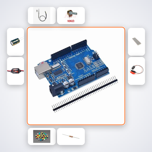 3D Wire Sculpture LED Illuminator Kit with Arduino Uno