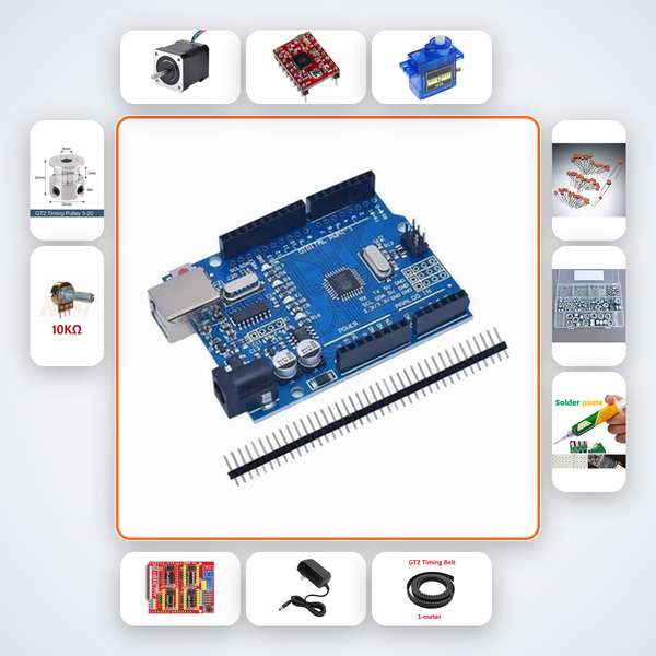 CNC Plotter Kit with Arduino Uno + NEMA Stepper