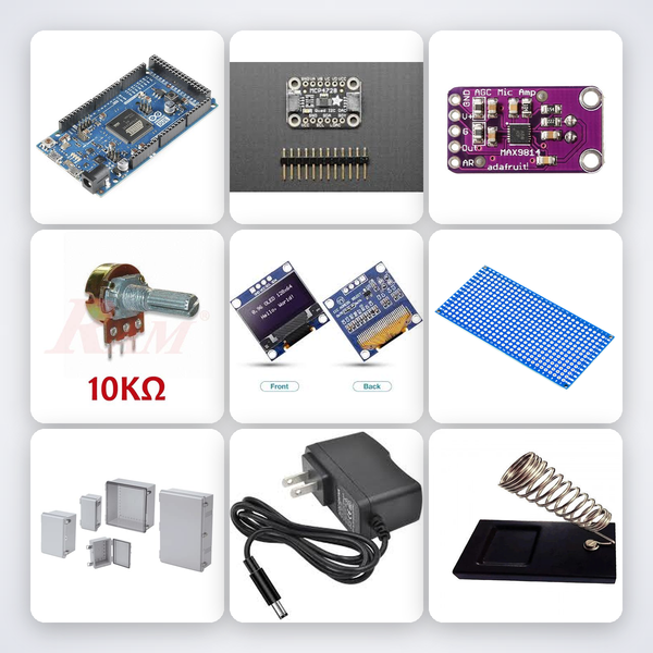 4-Band Graphic Equaliser Kit with Arduino Due + LED