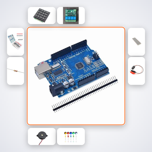 4x4 Keypad PIN Lock Kit with Arduino Uno + Relay