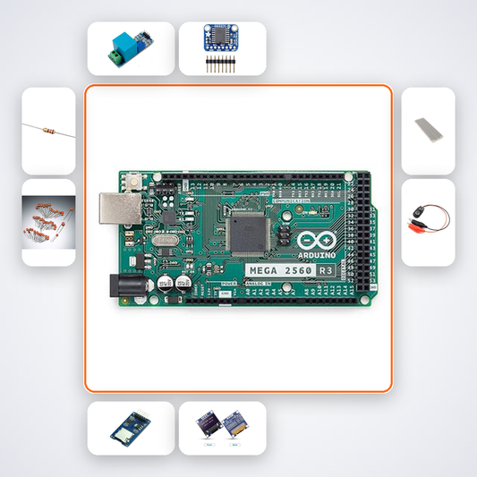 AC Power Quality Recorder Kit with Arduino Mega + LED