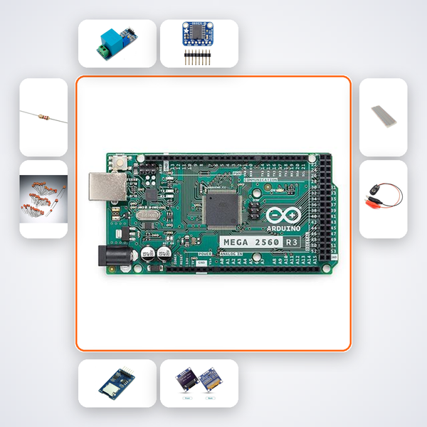 AC Power Quality Recorder Kit with Arduino Mega + LED
