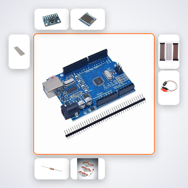 ADXL345 Accelerometer Starter Kit Kit with Arduino Uno + LED