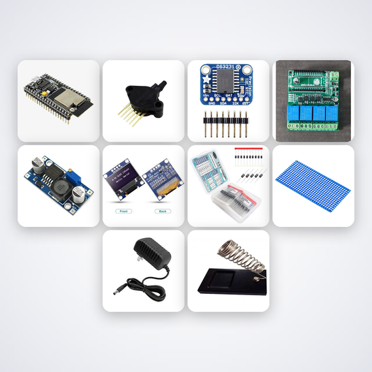 Aeroponic Misting Pulse Controller Variant 9 Kit with ESP32 + Sensor