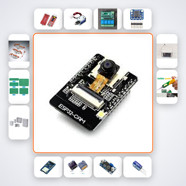 AI Face Detection Entry System Variant 2 Kit with ESP32 + Relay
