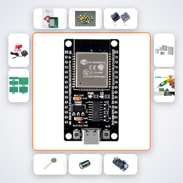 AI Generative Pixel Art Creator Variant 35 Kit with ESP32 + LED