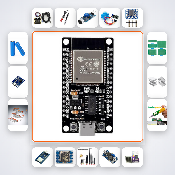 AI-Powered Water Quality Monitor Kit with ESP32 + Sensor
