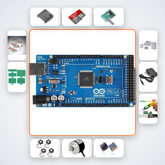 Algorithmic Composition Engine Kit with Arduino Mega + LED