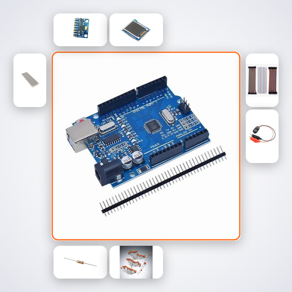 Analogue Gauge Animation on TFT Variant 20 Kit with Arduino Uno + MPU6050