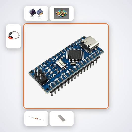 Animated Emoji Badge Kit with Arduino Nano + LED
