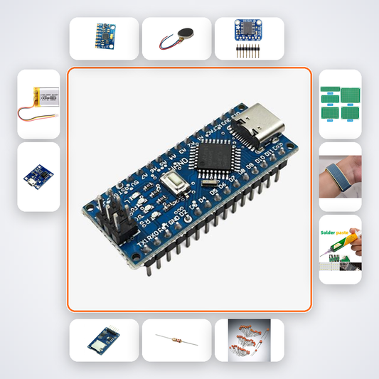 Ankle Sprain Prevention Alert Kit with Arduino Nano + MPU6050
