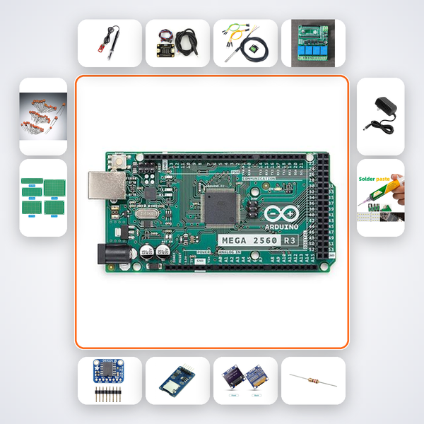 Aquarium Temperature Monitor Pro Kit with Arduino Mega + Relay