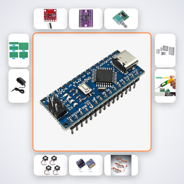 Arbitrary Waveform Generator 4CH Kit with Arduino Due + LED