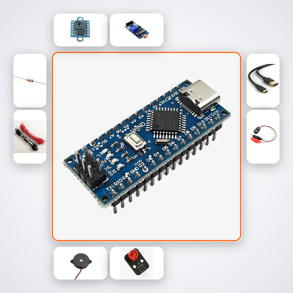 Arduino Laser Tripwire Alarm Kit Kit with Arduino Nano