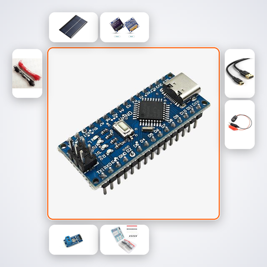 Arduino Solar Battery Charger Monitor Kit with Arduino Nano