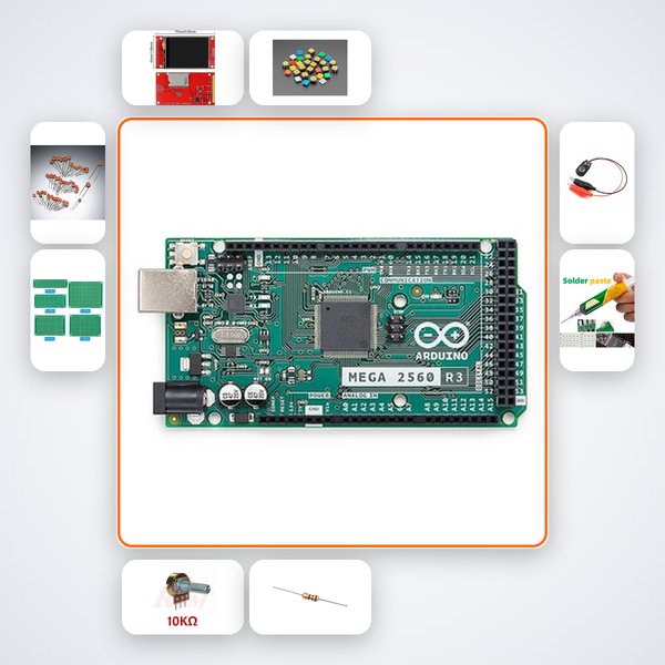 Arduino TFT Oscilloscope Kit with Arduino Mega