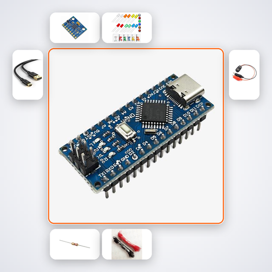 Arduino Tilt Controlled LED Game Kit with Arduino Nano + MPU6050