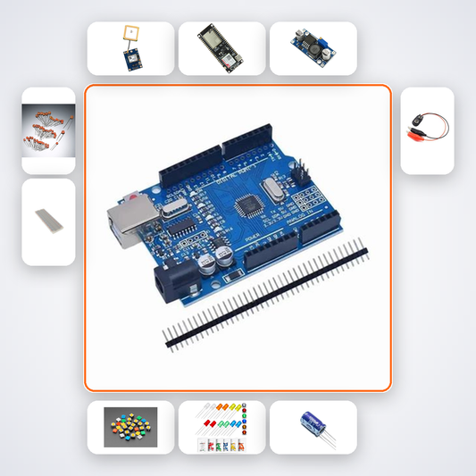 Asset Location Tracker Kit with Arduino Uno + LED