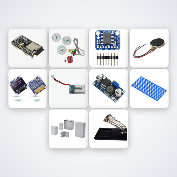 Athlete Fitness Tracker Kit with ESP32 + Motor