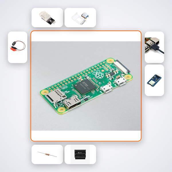Auto Light Energy Saver Kit with Raspberry Pi Zero + DHT22