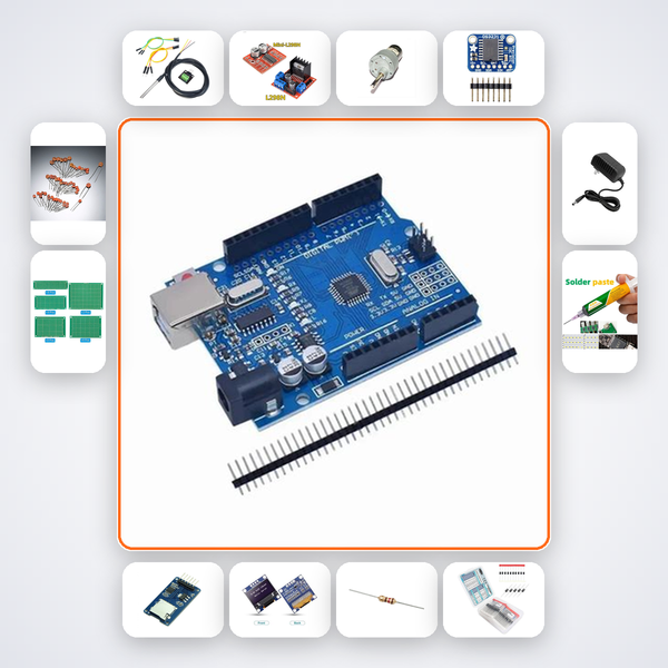 Automated Composting Turner Kit with Arduino Uno + Motor