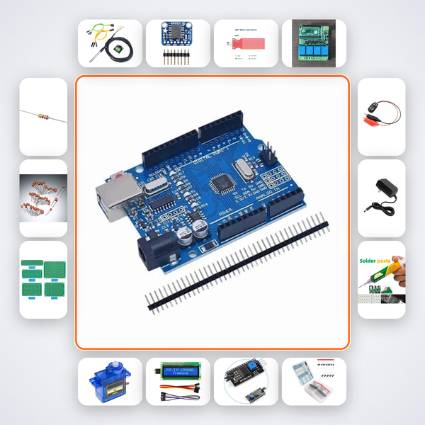 Automated Fish Tank Controller Kit with Arduino Uno + Sensor