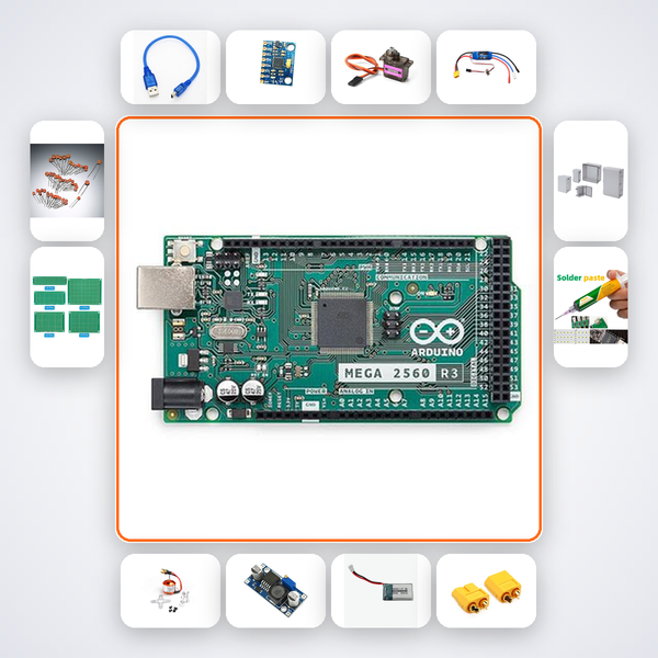 Autonomous Landing Radar Altimeter Variant 35 Kit with Arduino Mega + MPU6050