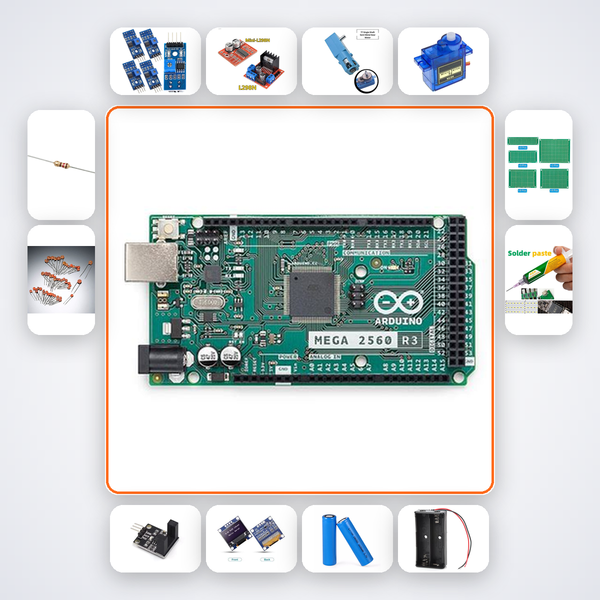 Autonomous Seed Planter Robot Kit with Arduino Mega + IR Sensor