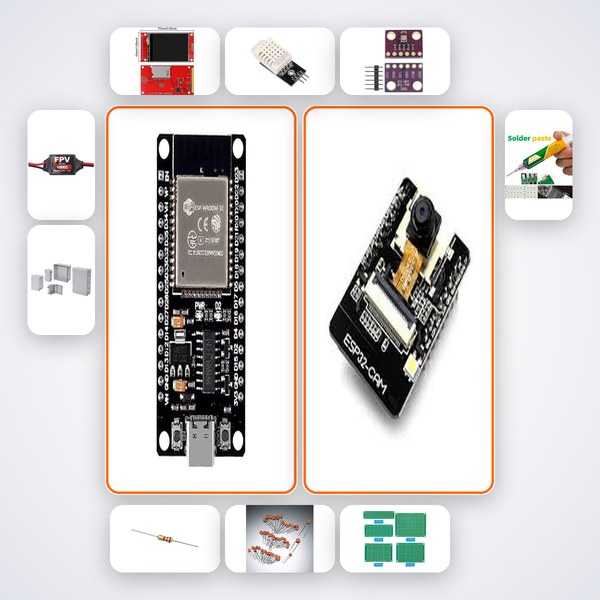 Baby Room Comfort Monitor Kit with ESP32 + Camera