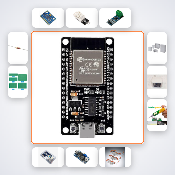 Baby Room Comfort Monitor Kit with ESP32 + MPU6050