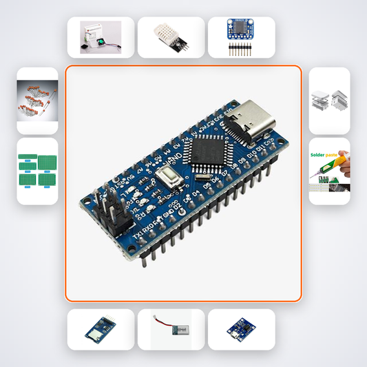 Battery Powered Nano Mesh Node Kit with Arduino Nano + NRF24