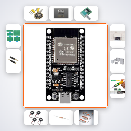 Binaural Room Simulation Engine Kit with ESP32