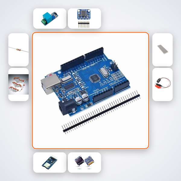 Bioluminescence Light Detector Kit with Arduino Uno + Sensor