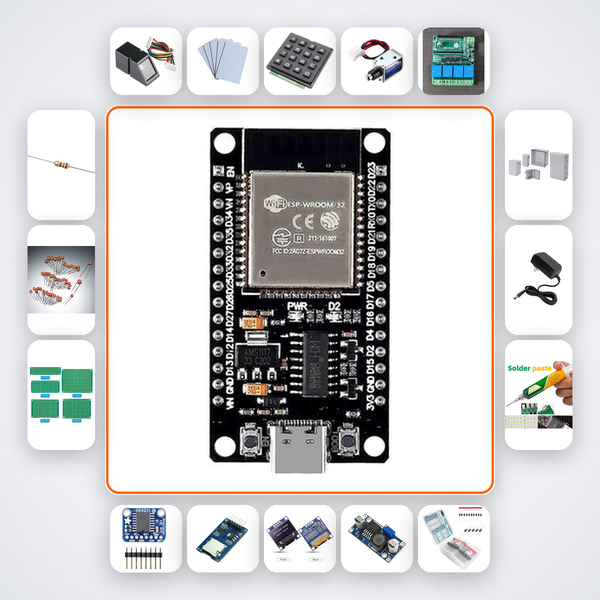 Biometric Multi-Modal Access Terminal Variant 10 Kit with ESP32 + Sensor