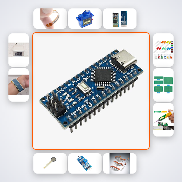 Bluetooth Home Automation Kit with Arduino Nano + Flex Sensors