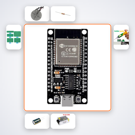 Bluetooth Mesh Lighting Network Variant 8 Kit with ESP32 + LED