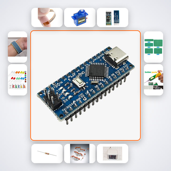 Bluetooth Smart Door Lock Kit with Arduino Nano + Flex Sensors