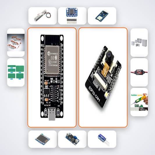 Body Composition Scale Kit with ESP32 + Camera