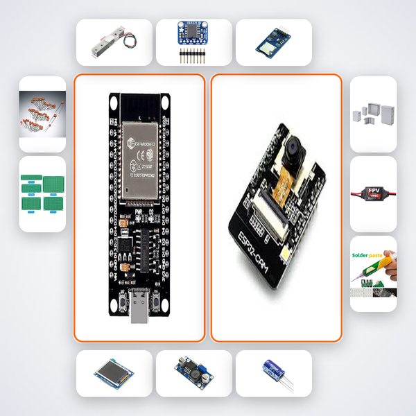 Body Composition Scale Kit with ESP32 + Camera