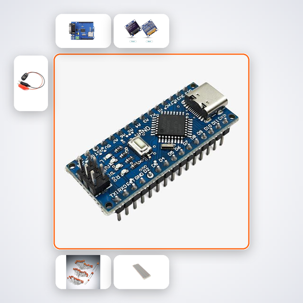 CAN Bus Hello World Kit with Arduino Nano + LED