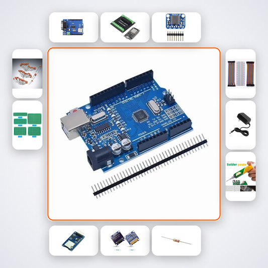 CAN Bus Vehicle Data Logger Kit with Arduino Uno + LED